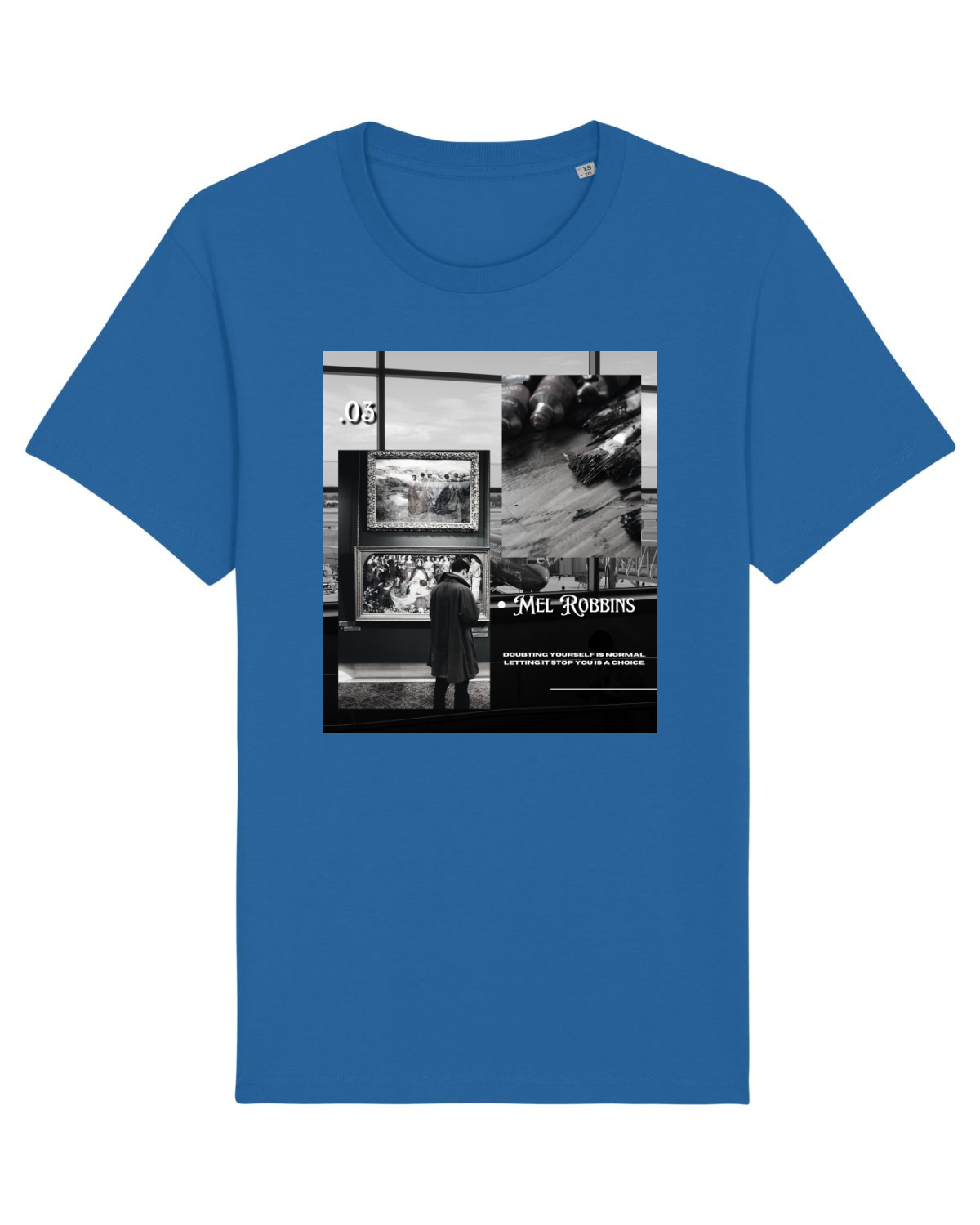Tricou mânecă scurtă Unisex Rocker Royal Blue