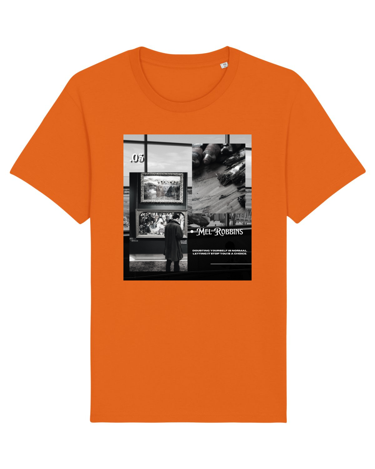 Tricou mânecă scurtă Unisex Rocker Bright Orange