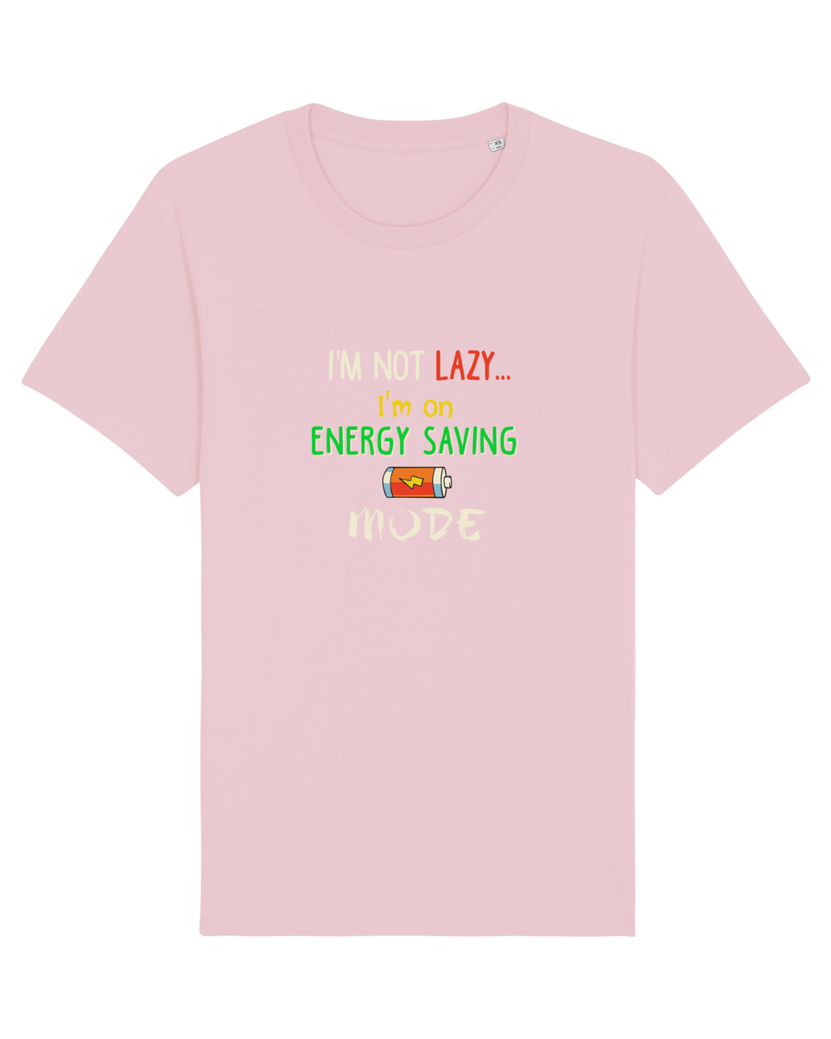 Tricou mânecă scurtă Unisex Rocker Cotton Pink