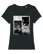 N M 0 9 Tricou mânecă scurtă guler larg fitted Damă Expresser