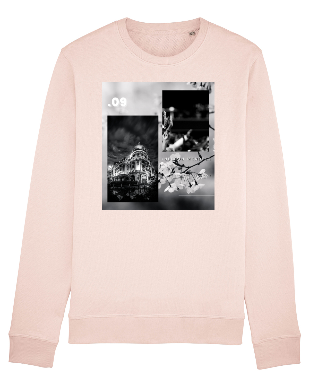 Bluză mânecă lungă Unisex Rise Candy Pink