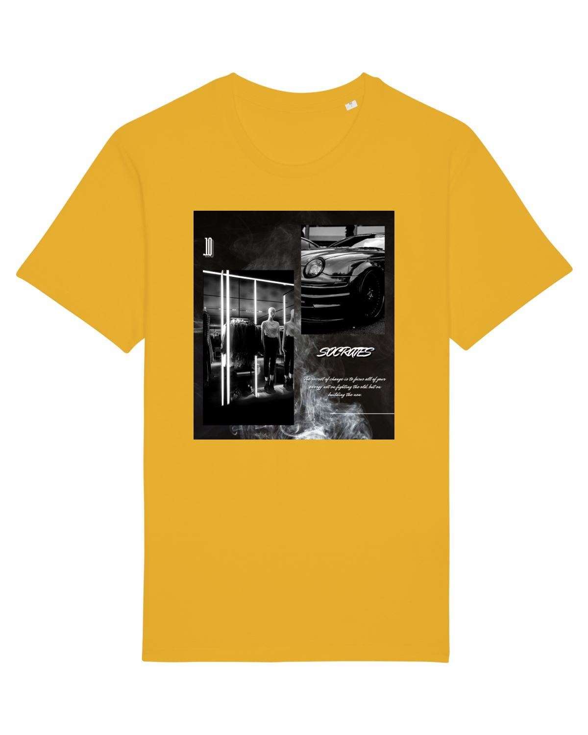 Tricou mânecă scurtă Unisex Rocker Spectra Yellow