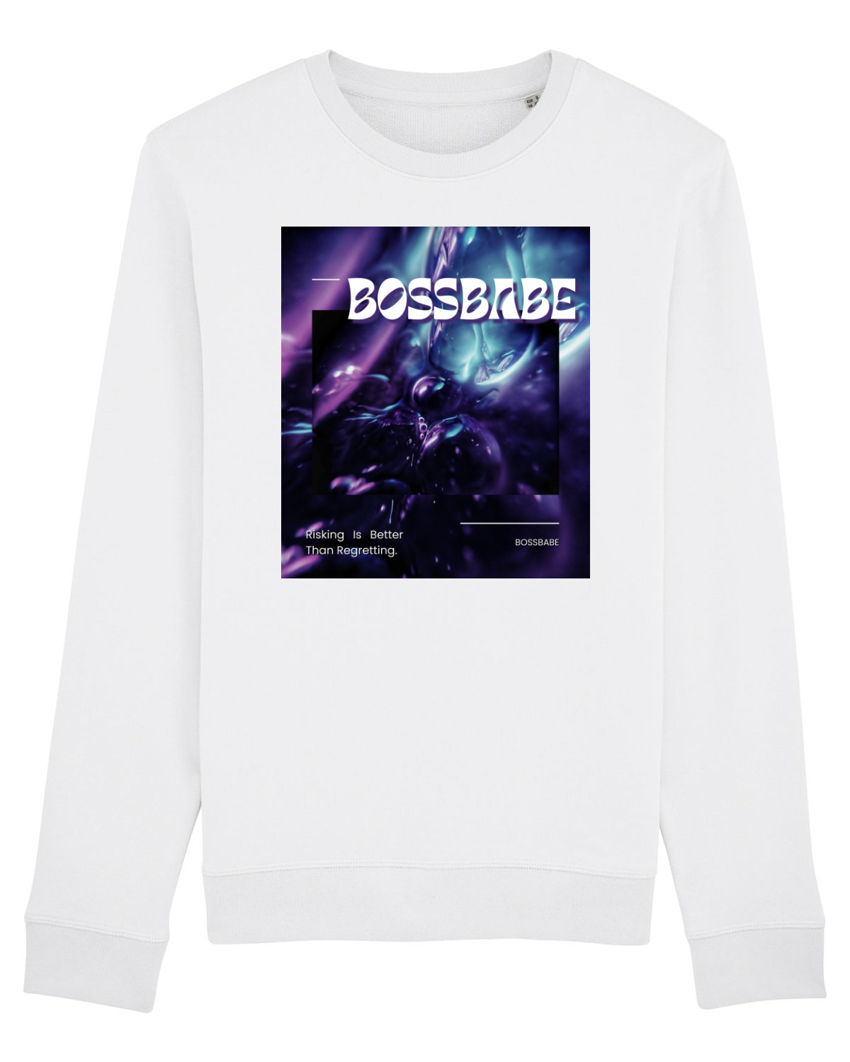 Bluză mânecă lungă Unisex Rise White