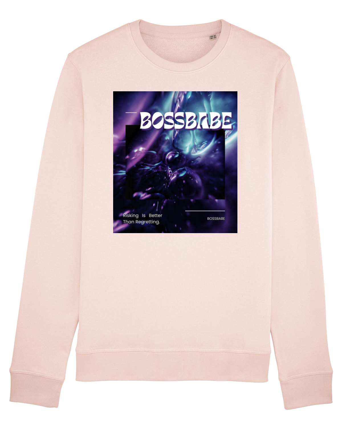Bluză mânecă lungă Unisex Rise Candy Pink