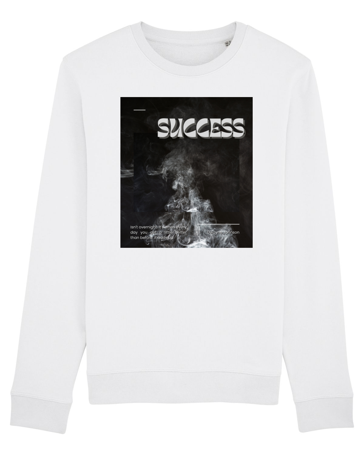 Bluză mânecă lungă Unisex Rise White