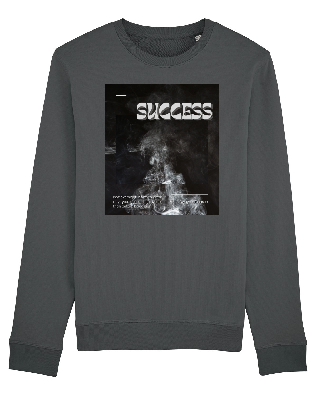 Bluză mânecă lungă Unisex Rise Anthracite