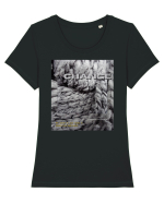 CHANGE  Tricou mânecă scurtă guler larg fitted Damă Expresser
