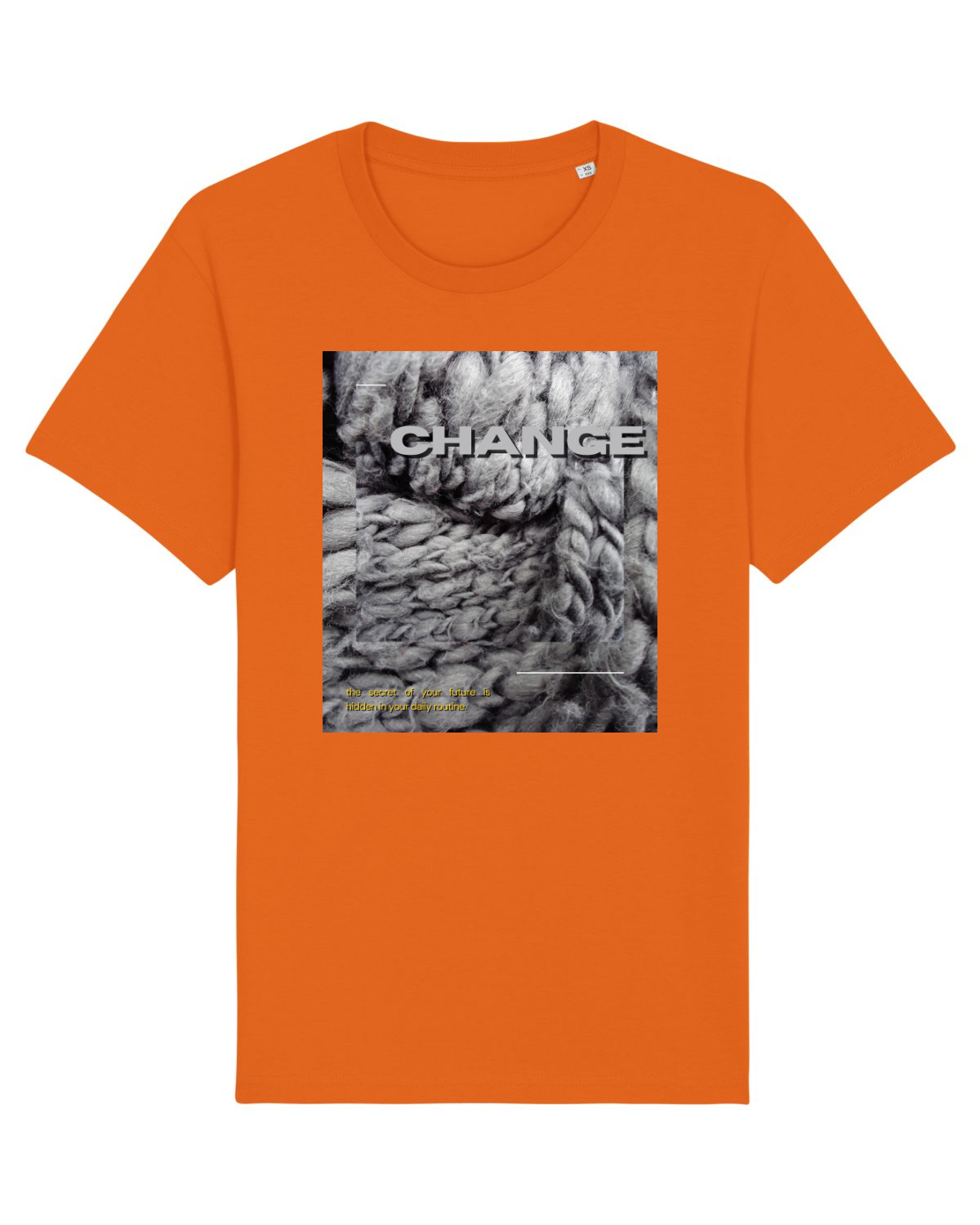 Tricou mânecă scurtă Unisex Rocker Bright Orange