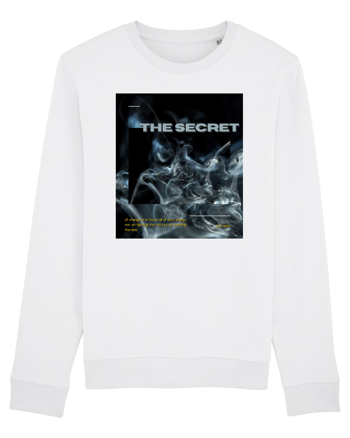 Bluză mânecă lungă Unisex Rise White