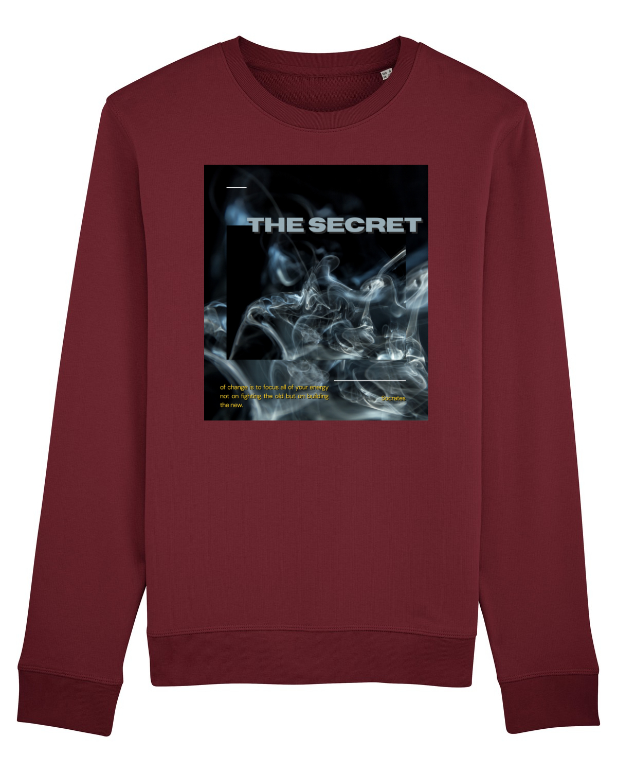 Bluză mânecă lungă Unisex Rise Burgundy