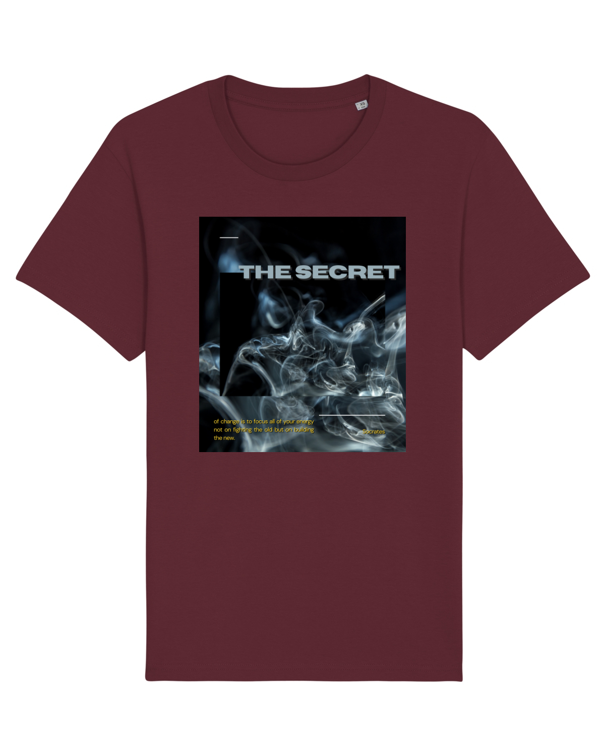 Tricou mânecă scurtă Unisex Rocker Burgundy
