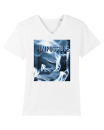 IMPOSSIBLE Tricou mânecă scurtă guler V Bărbat Presenter