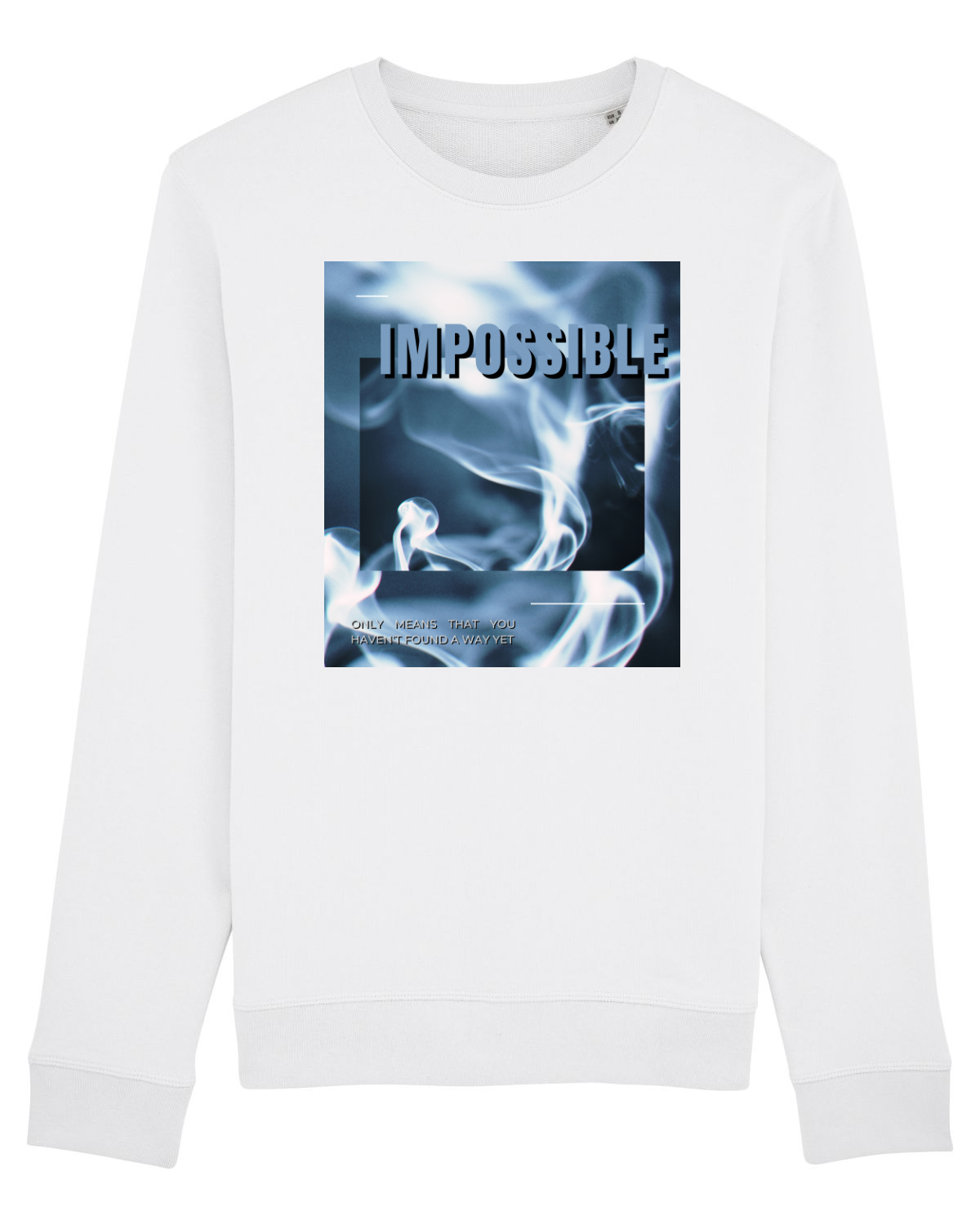 Bluză mânecă lungă Unisex Rise White