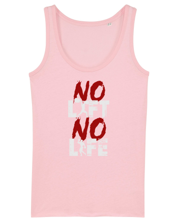 No Lift No Life Cotton Pink
