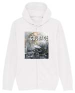 COURAGE Hanorac cu fermoar Unisex Connector