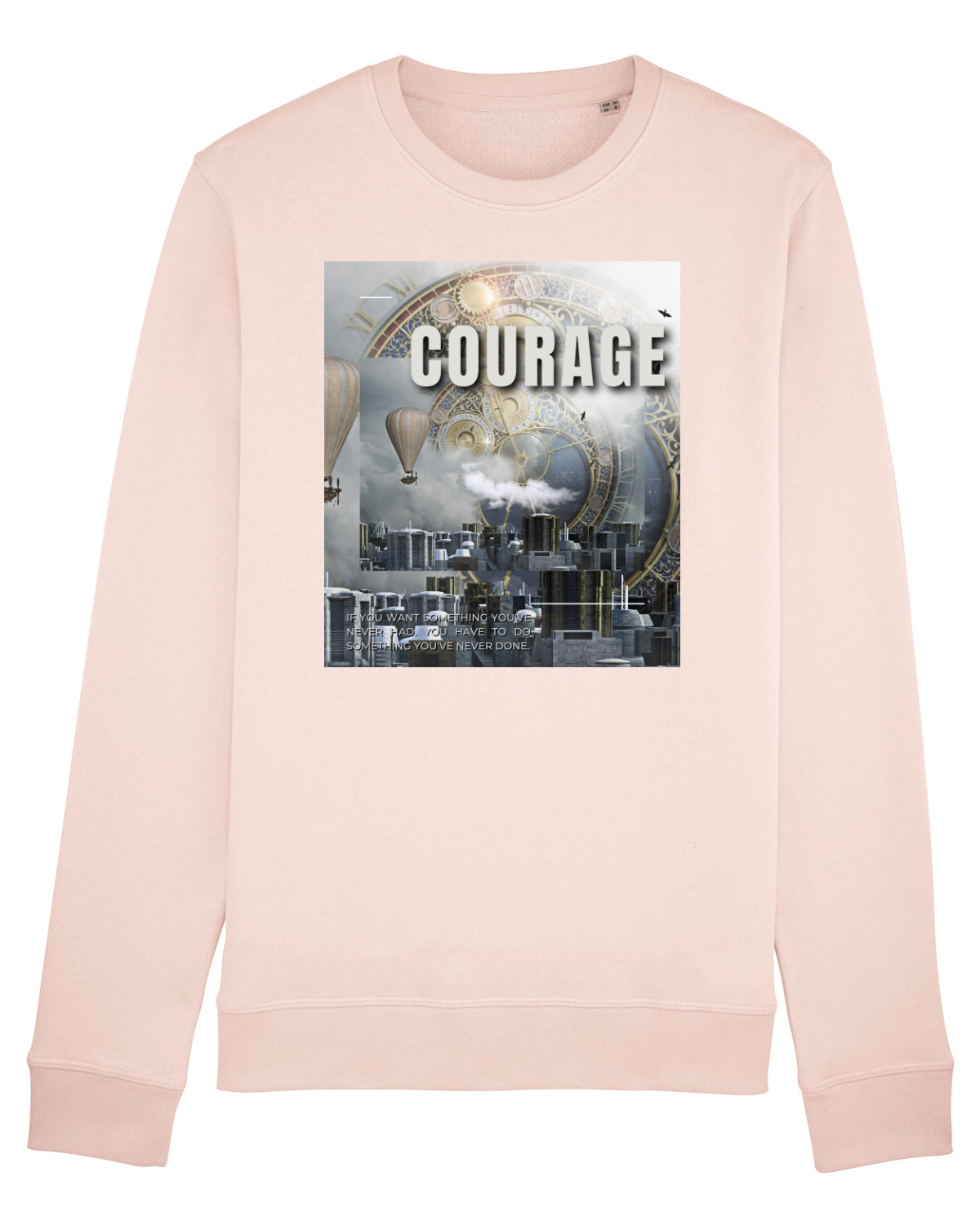 Bluză mânecă lungă Unisex Rise Candy Pink