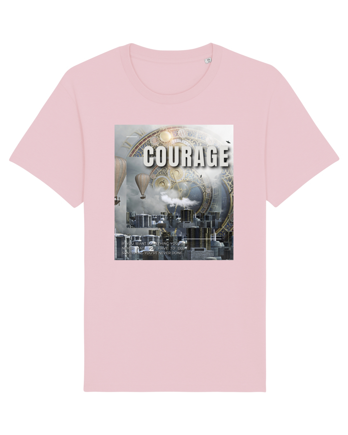 Tricou mânecă scurtă Unisex Rocker Cotton Pink