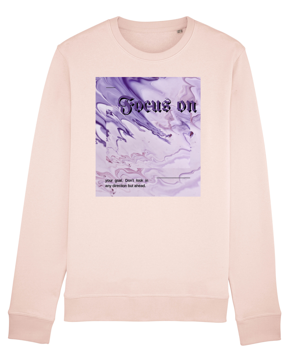 Bluză mânecă lungă Unisex Rise Candy Pink