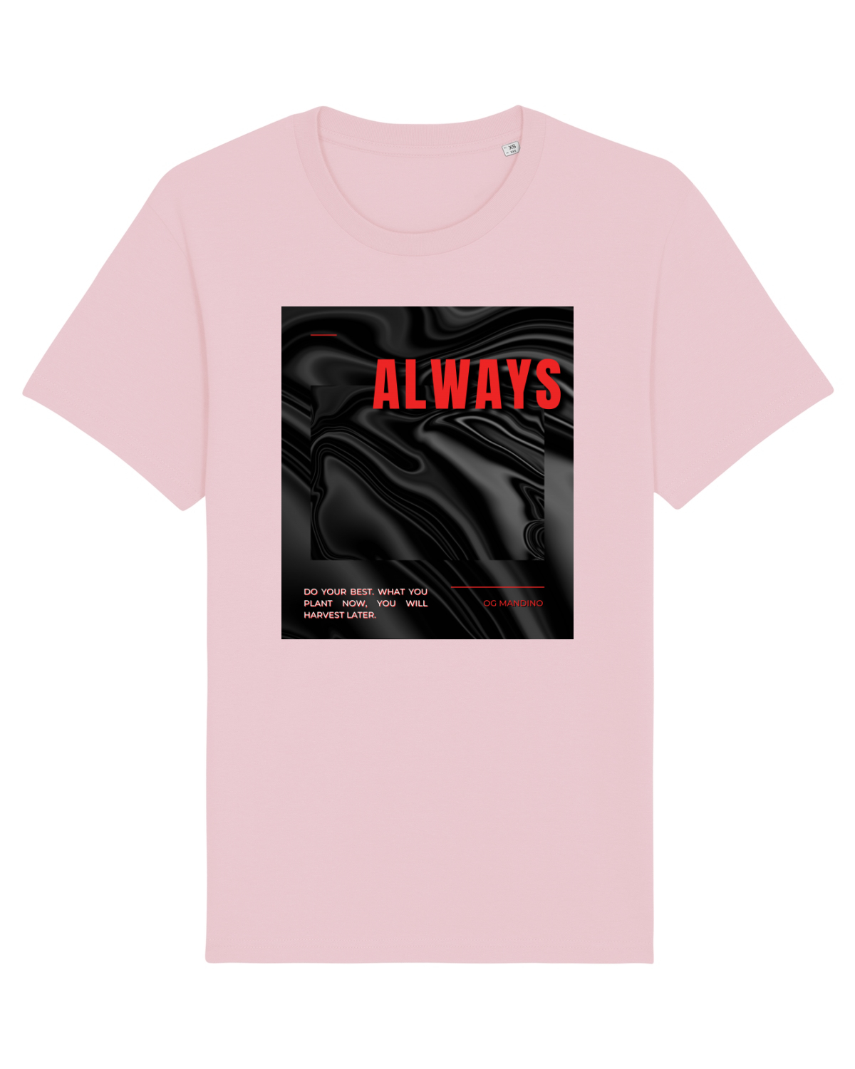 Tricou mânecă scurtă Unisex Rocker Cotton Pink