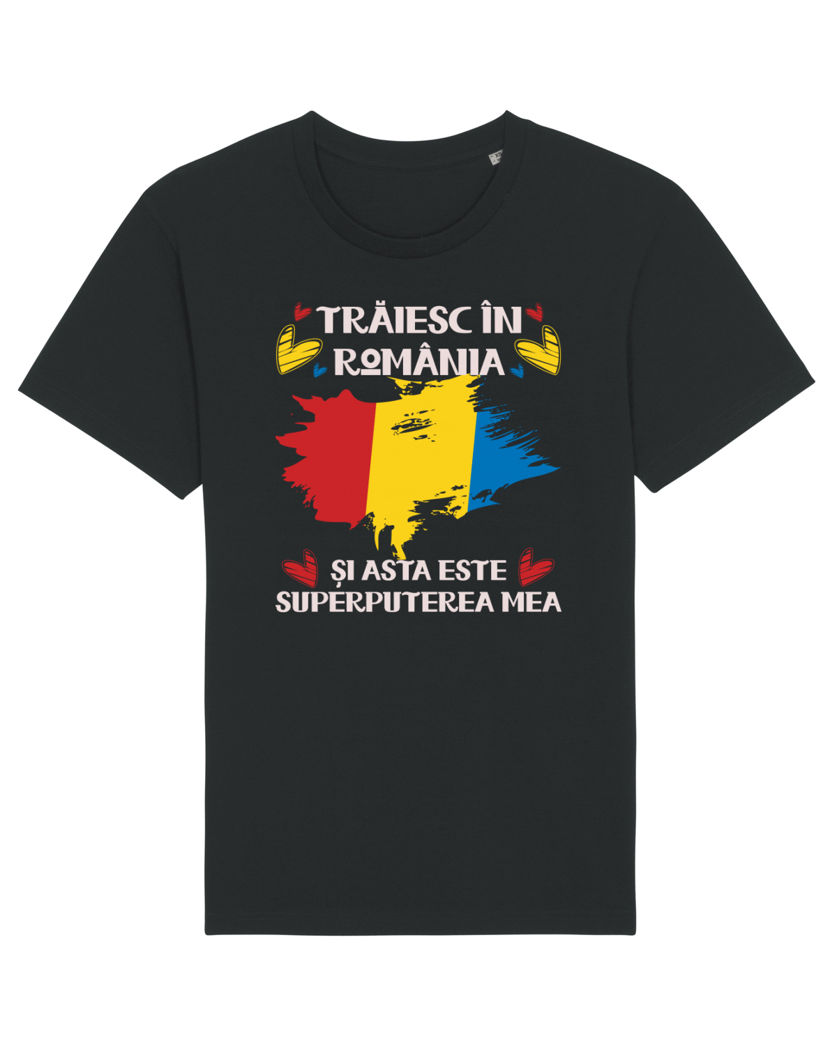 Tricou mânecă scurtă Unisex Rocker Black