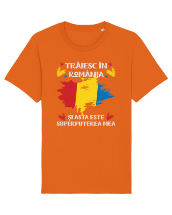 Trăiesc în România Bright Orange