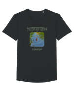 The fish are calling must go Tricou mânecă scurtă guler larg Bărbat Skater