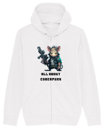 ALL ABOUT CYBERPUNK - V1 Hanorac cu fermoar Unisex Connector
