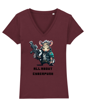 ALL ABOUT CYBERPUNK - V1 Burgundy