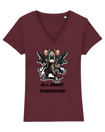 ALL ABOUT CYBERPUNK - V3 Burgundy