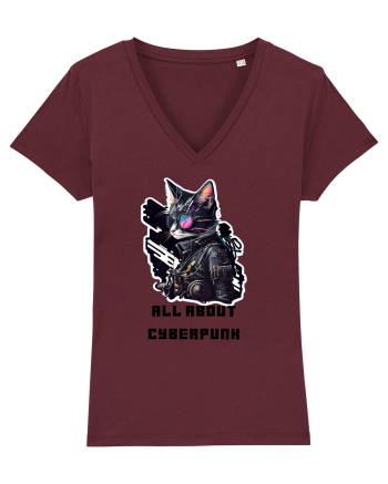 ALL ABOUT CYBERPUNK - V4 Burgundy