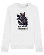 ALL ABOUT CYBERPUNK - V4 Bluză mânecă lungă Unisex Rise
