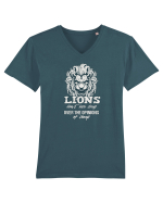 LIONS Tricou mânecă scurtă guler V Bărbat Presenter