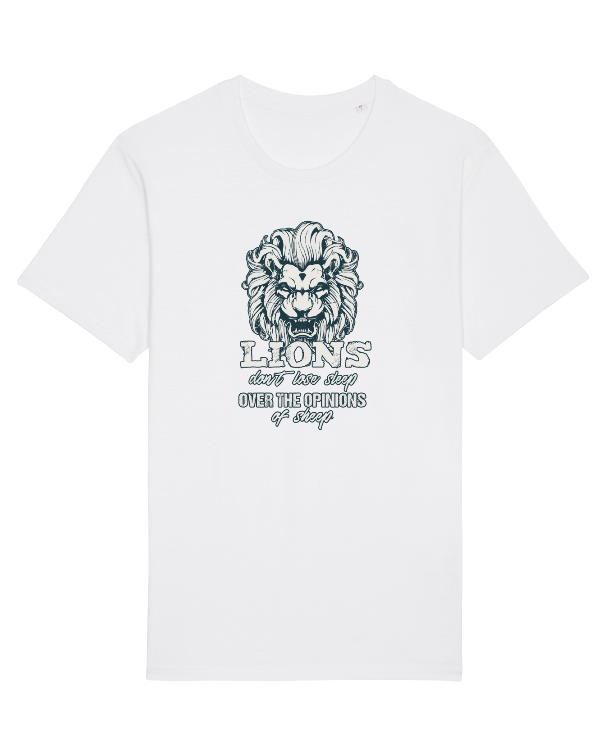 Tricou mânecă scurtă Unisex Rocker White