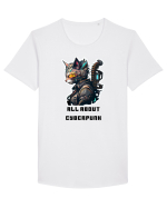 ALL ABOUT CYBERPUNK - V6 Tricou mânecă scurtă guler larg Bărbat Skater