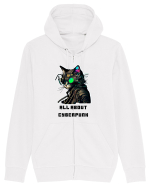ALL ABOUT CYBERPUNK - V7 Hanorac cu fermoar Unisex Connector