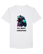 ALL ABOUT CYBERPUNK - V8 Tricou mânecă scurtă guler larg Bărbat Skater