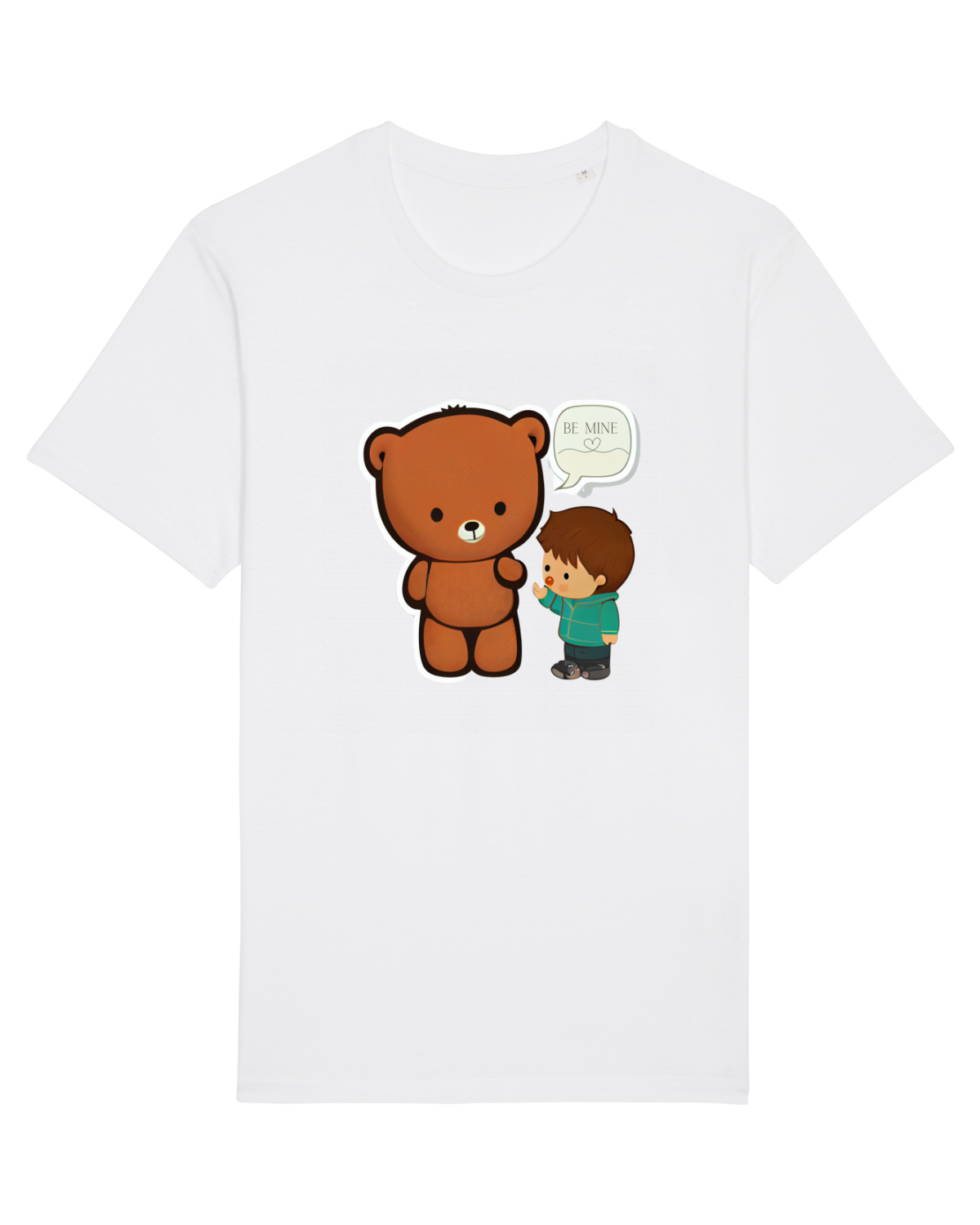 Tricou mânecă scurtă Unisex Rocker White