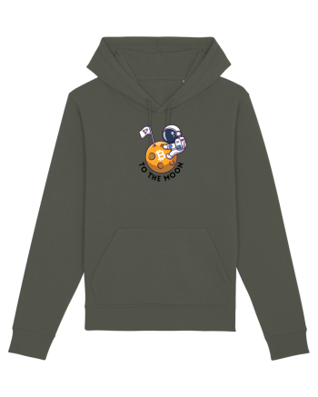 To the moon - Bitcoin Khaki