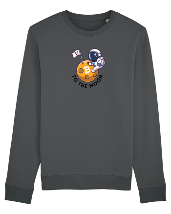 To the moon - Bitcoin Anthracite