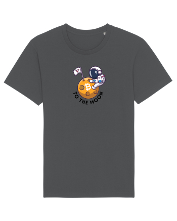 To the moon - Bitcoin Anthracite