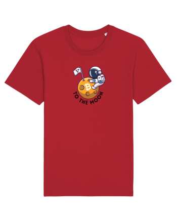 To the moon - Bitcoin Red