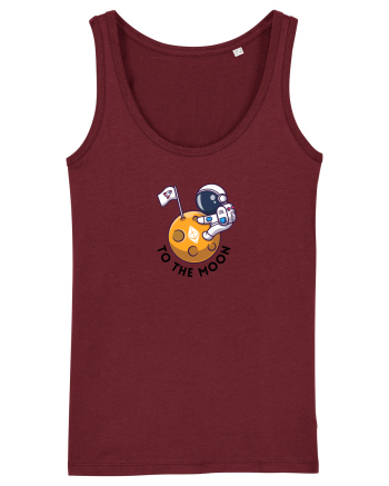 To the moon - Ethereum Burgundy