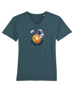 To the moon - Ethereum Tricou mânecă scurtă guler V Bărbat Presenter