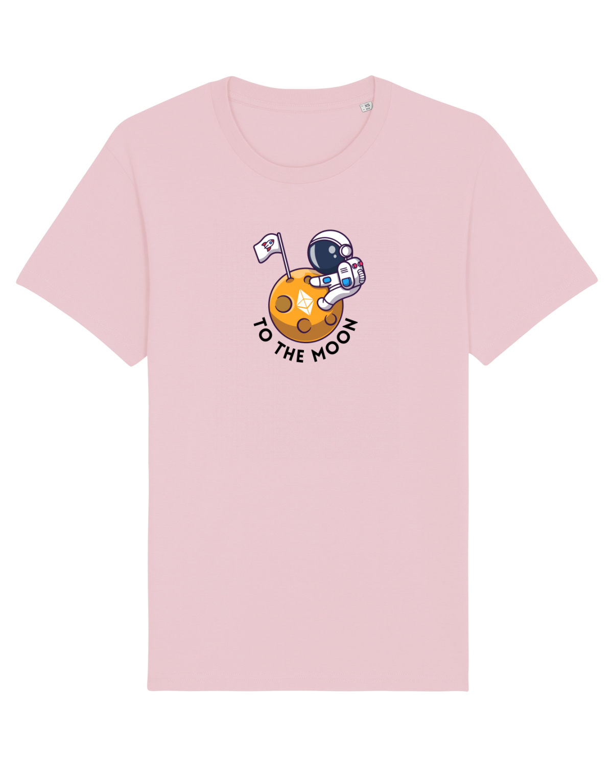 Tricou mânecă scurtă Unisex Rocker Cotton Pink