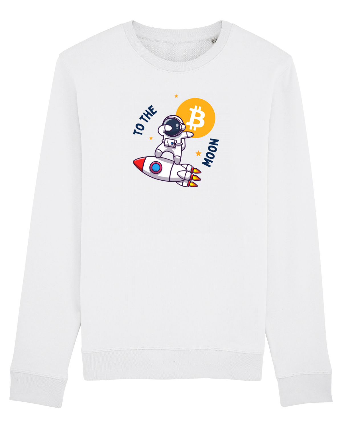 Bluză mânecă lungă Unisex Rise White