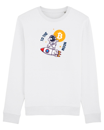 Bitcoin - To the moon  White