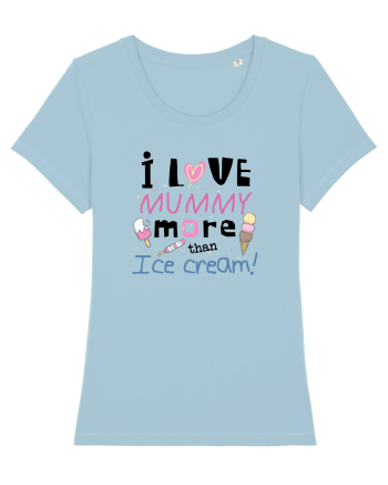 Love Mom Sky Blue