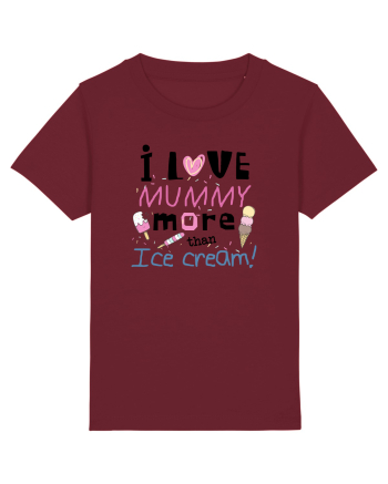 Love Mom Burgundy