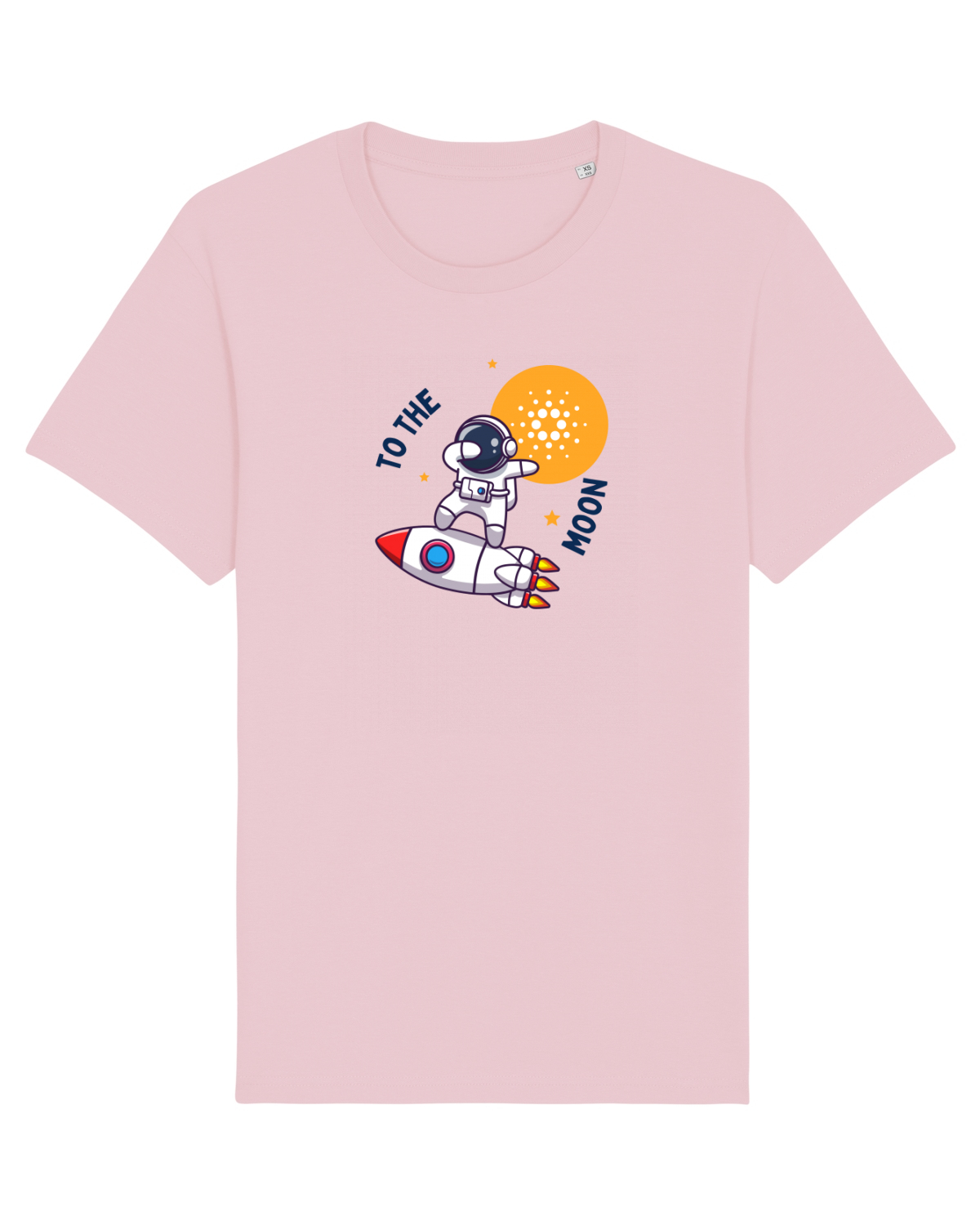 Tricou mânecă scurtă Unisex Rocker Cotton Pink