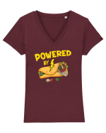 Powered by  Tricou mânecă scurtă guler V Damă Evoker